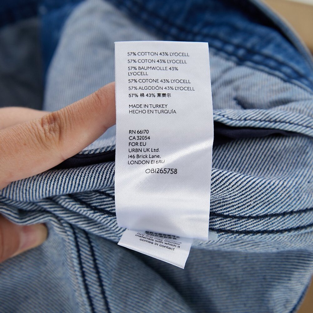 Free People Denim Jacket Now or Never Dark Wash Cropped Women's Small - Picture 7 of 7